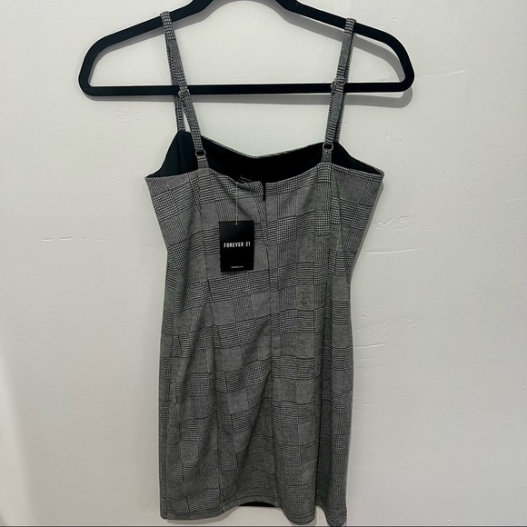Forever 21 Black and White Plaid Dress - Picture 2 of 2